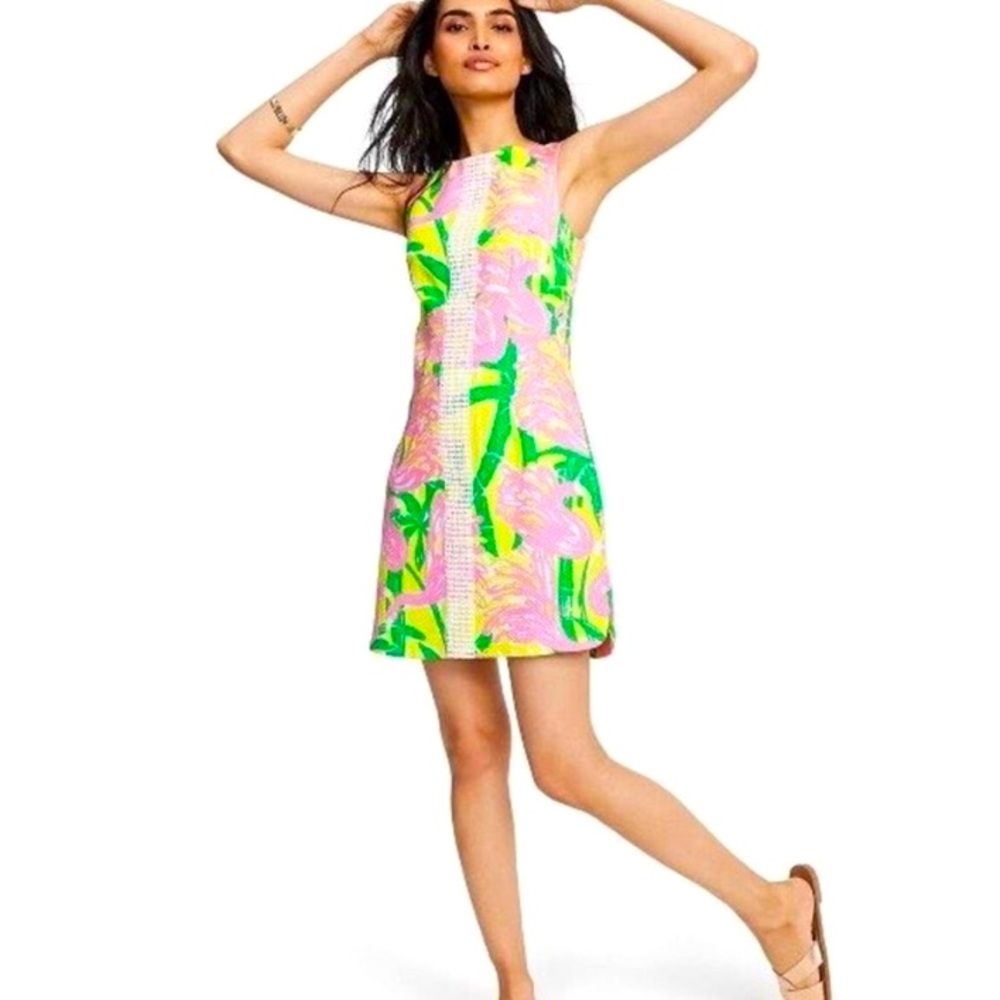 NWT Lilly Pulitzer for Target Fan Dance shift dress sz 4
